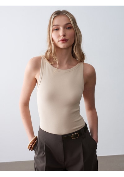 Dilvin 32774 Halter Yaka Top-taş