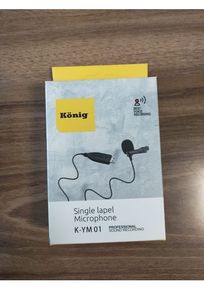 König K-Ym 01 Youtuber Bilgisayar Pc Usb Yaka Mikrofonu
