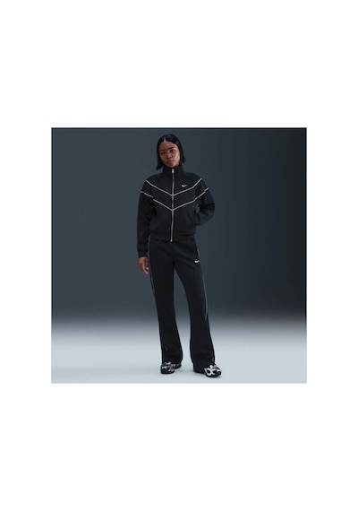Nike Windrunner Poly Knit Jacket Kadın Siyah Ceket Siyah