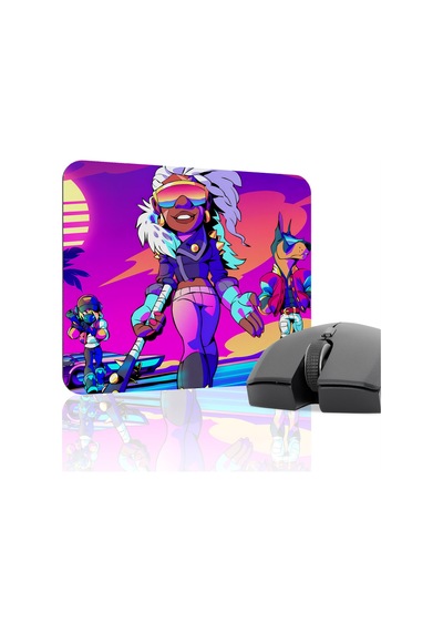 Brawlhalla Kaymaz Dikişli Kauçuk Oyuncu Mousepad V4 - 22x18 Gaming Mouse Pad Fare Altlığı