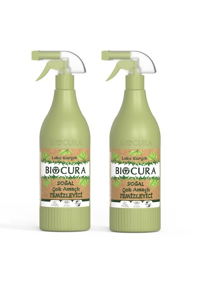 Biocura Doğal Sertifikalı Leke Çıkarıcı Bitkisel İçerikli Çok Amaçlı Temizleyici 2 x 1 L