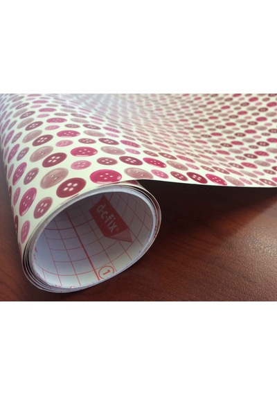 D-c-fix 276-0624 Düğme Desen Dekoratif Yapışkanlı Folyo 45 Cm X 2 Mt