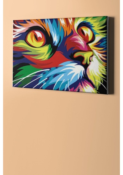 Webstyle Sayılarla Boyama Seti Kasnaklı Renkli Asil 40 X 50 Cm