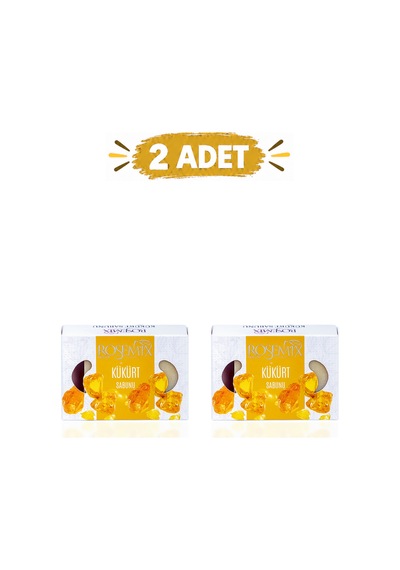 Rosemix - 695 - - Kükürt Sabunu Kutulu 90 Gr - 2 Adetlik - Shophnrl - Set Ürün Diğer