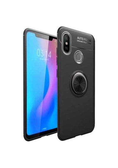 Xiaomi Mi A2 Kilif Yüzüklü Tam Korumali Silikon Kapak 416942075