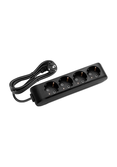Viko Multi-let 4'lü Grup Priz Topraklı Çocuk Korumalı 2 Metre Siyah - 90133402