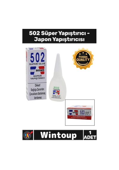 Yapıştırıcı Hızlı Kuruma Güçlü Model Yapışma Metal Pratik 502 Süper Yapıştırıcı Japon Yapıştırıcısı Çok Renkli