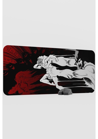 Devilman Crybaby Anime V4 - 90x40 Xxl Gaming Kauçuk Kaymaz Taban Mouse Pad Fare Altlığı