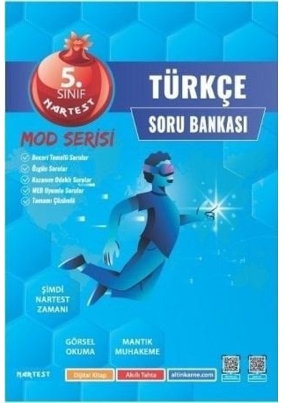Nartest 5.Sınıf Mod Serisi Türkçe Soru Bankası - Nartest 5 Mod