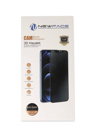 Xiaomi Redmi Note 15 Pro 5g 3d Antistatik Hayalet Cam Ekran Koruyucu - Siyah Evimdeyokyok