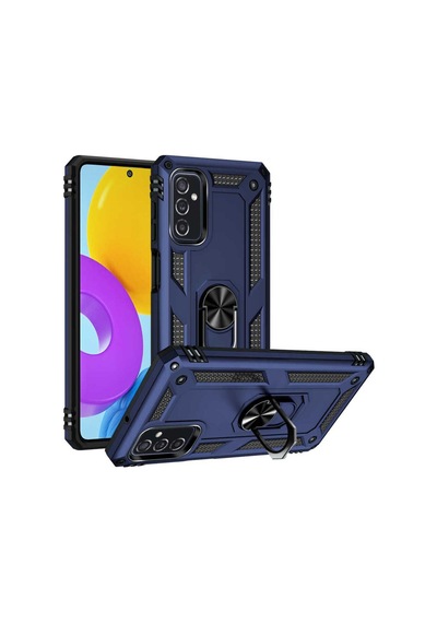 Galaxy M52 Kılıf Zore Vega Kapak Mavi