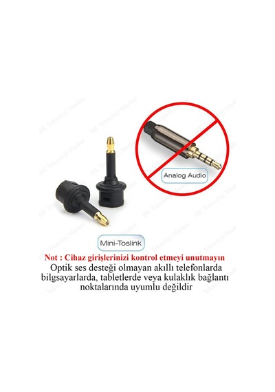 Toslink To Mini Toslink Adaptör
