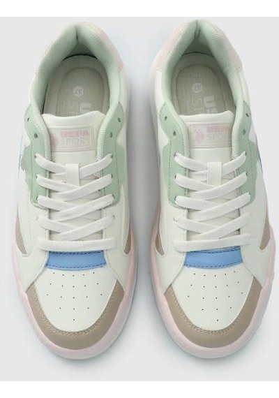 U.S. Polo Assn. 4M JUDY WMN 4FX Kadın  Bej Sneaker