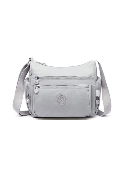 Smart Bags 1115 Krınkle Kumaş Postacı Çantası (Açık Gri) Açık Gri