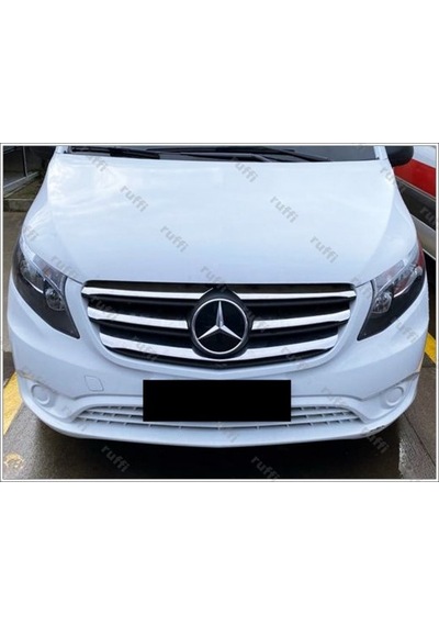 Mercedes Vito W447 Krom Ön Panjur 5 Prç 2020 ve Üzeri Geniş Model