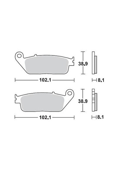 Honda Cbr R 250 Brakıng Ön Fren Balatası 2011 - 2013 716Cm55