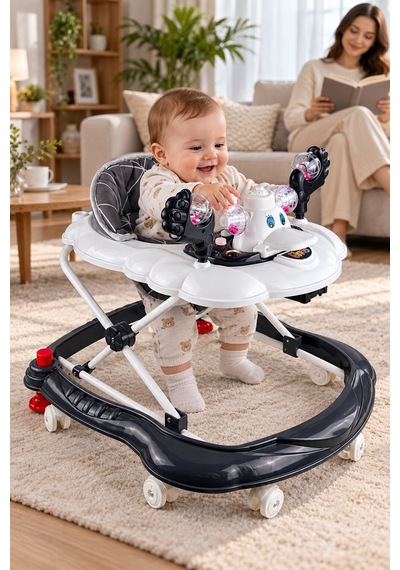 Baby Home İlk Adım Müzikli Yürüteç Oyuncaklı Yürüteç Müzikli Yürüteç Oyuncaklı Yürüteç