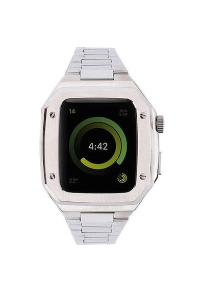 Watch 44mm Metal Petek Kasalı Kordon - Gümüş İtdark9998