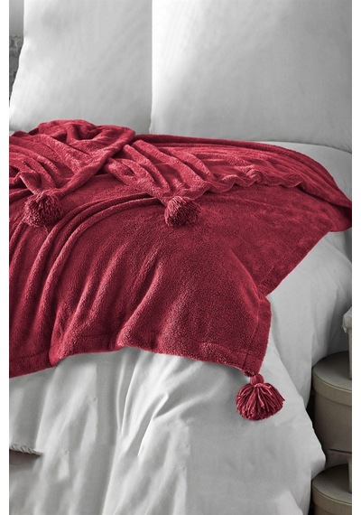 Puffy Wellsoft Battaniye - Bordo 200x220 Ölçü / Ebat