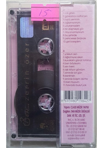 Plak Değildir Kaset Tir Zerrin Özer Ben Zerrin Özer Kaset