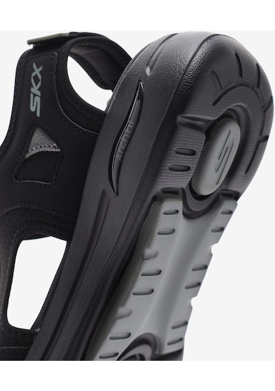 Skechers Go Walk Arch Fit Sandal - Mission İi Erkek Siyah Sandalet 229064 Blk Siyah