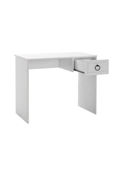 Hampton Çekmeceli Çalışma Masası-mat Beyaz 90x75x51 Cm Gxyxd