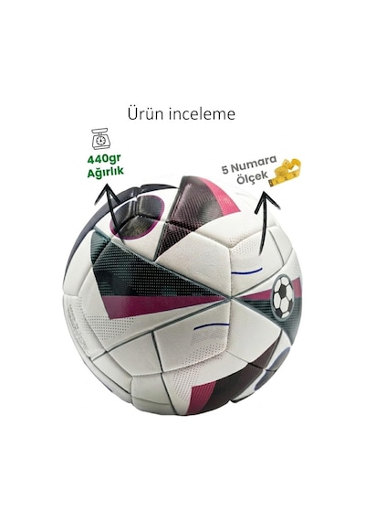 Hsport Futbol Topu 2024 Avrupa Dünya Kupası Halı Ve Çim Saha Sert Zemin İçin Dayanıklı Dikişli Maç Ve Antrenman Topu Kırmızı Açık Kahverengi