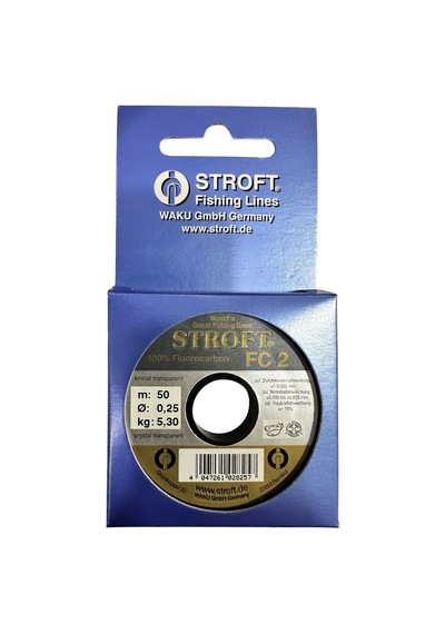 Stroft Fc2 50m 0.25mm Fluorocarbon Misina