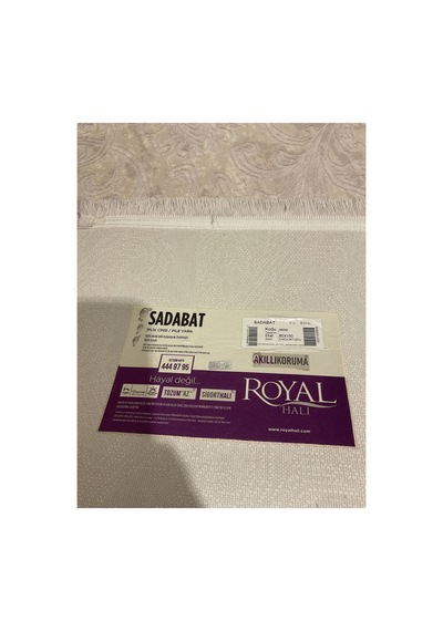 Sadabat 3605e Krem Halı Çok Renkli