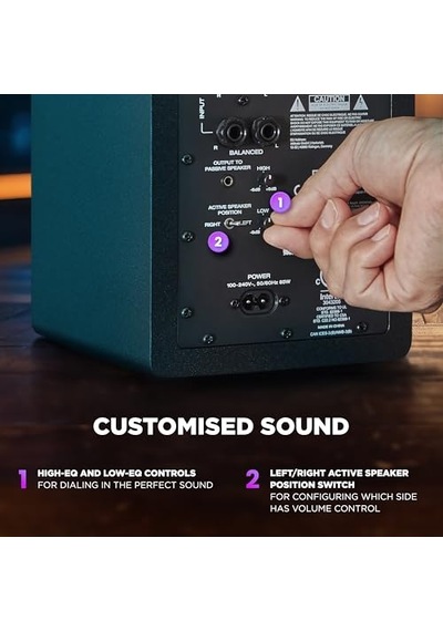 Ayrex M-audıo Bx4-4.5" Stüdyo Monitörleri, Hd Pc Hoparlörleri, Müzik Prodüksiyon Yazılımı İle Kayıt Ve Multimed