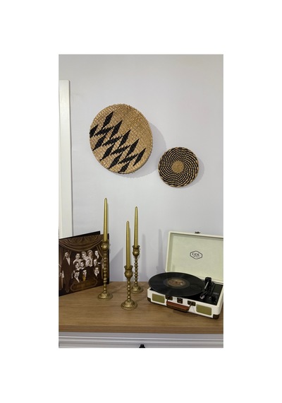 Avangard Model 3'lü Gold Şamdan & Mumluk Seti Altın - 805652342 Altın