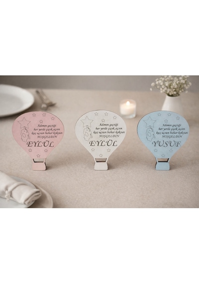 Magnet Kişiye Özel 25 Adettir Balon Temalı No2