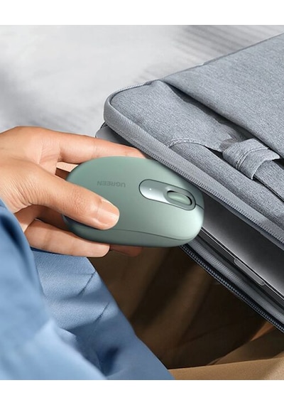 Ugreen 2400dpı 2.4ghz Wireless Kablosuz Sessiz Mouse Yeşil, 90672 Diğer
