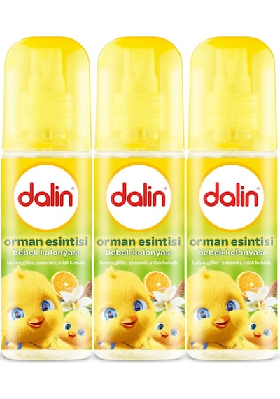 Dalin Bebek Kolonyası 150ml Orman Esintisi 3 Lü Set