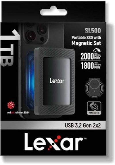 Lexar Sl500 Manyetik 1tb 2000mb/sn Taşınabilir Ssd Lsl500m001t-rnbng