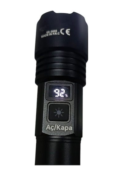 1300 Lümen Tg Led 2800 Mah Zoom Özellikli Şarj Edilebilir El Feneri Sk3600 Bakır
