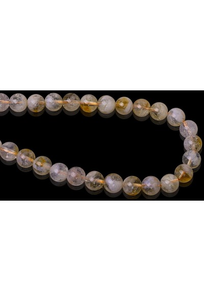 6 MM Sitrin Taşı Dizi Beyaz