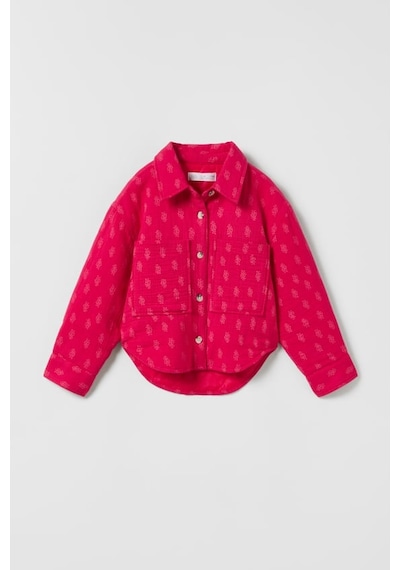Zara Kapitone Ince Ceket 8574-621 Çok Renkli