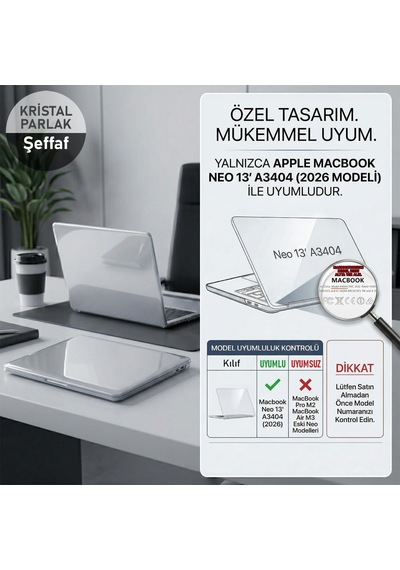 Arabulalaca Apple Uyumlu MacBook Pro 14 Inç A3434 / A3426 / A 3427 / A2992 / A2779 / A2442 M5 / M4 / M3 Işlemci Mat Doku Kılıf Hardcase Açık Beyaz