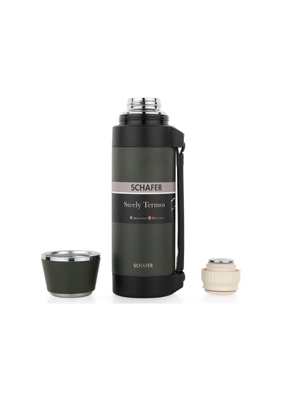 Schafer Steely Termos 1.5 L-yeşil Yeşil
