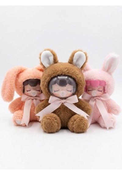 Nansi Figür Bebek - 17 Cm Emzikli Sevimli Arkadaşım Peluş Kostümlü Oyuncak Bebek