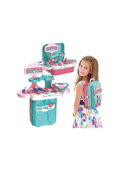Ogi Mogi Toys Doktor Oyun Seti Eğitici 2 Si 1 Arada Sırt Çantası