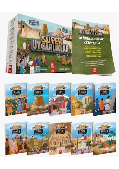 Süper Uygarlıklar Hikaye Seti - 10 Kitap