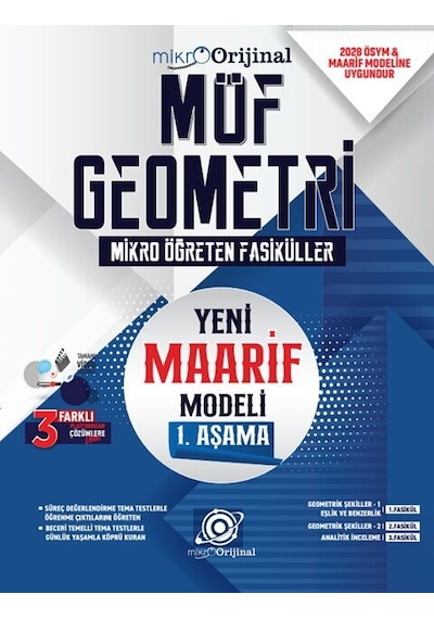 Orijinal Mikro Tyt Geometri Maarif Model 1. Aşama Mikro Öğreten Fasiküller
