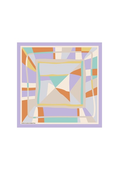 United Colors Of Benetton Flora Bandana/fular -1017-47 47 Lila