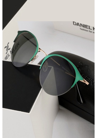 Daniel Klein Dk4167p-2 Yeşil Yuvarlak Oval Kadın Güneş Gözlüğü