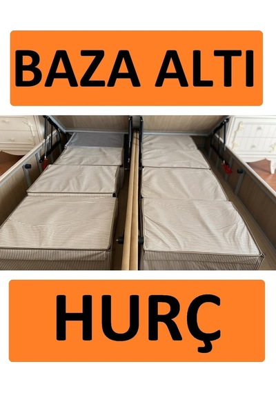 Yegge 6 Adet Set Baza Ve Çekyat Tipi Kutu Duvarlı Kalın Hurç 50x40x19 Baza Altı Hurç Çok Amaçlı Kutu Hurç Yegge Baza