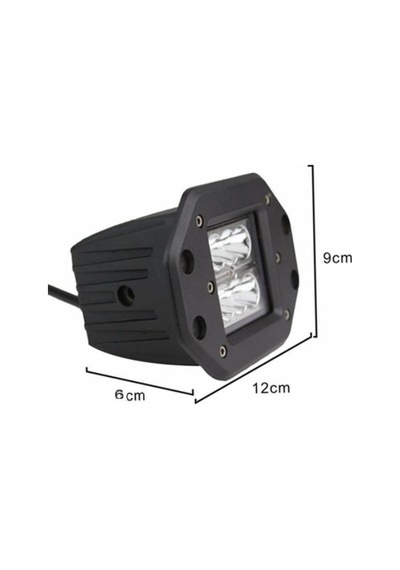 Off Road Projektör Gömme 10-30v 18w 6 Led (çakarlı)