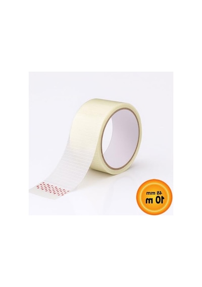 27kids Ultra Güçlü Şeffaf Tamir Bandı, 48mm X 10mt, Onarım Ve İzolasyon Açık Bej