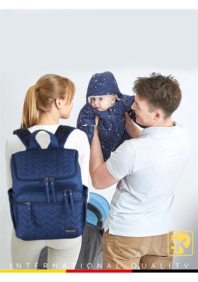 Kinder Baby Merlin Anne Bebek Bakım Çantası Lacivert